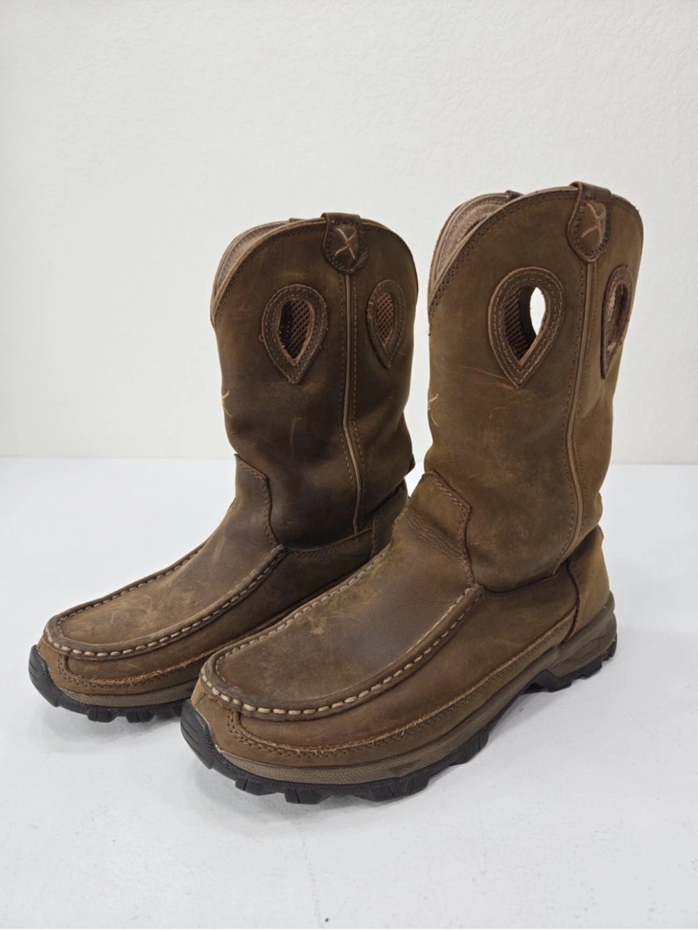 Twisted X Womens Western Work Boot Moc Toe WHKB001 Size 8M